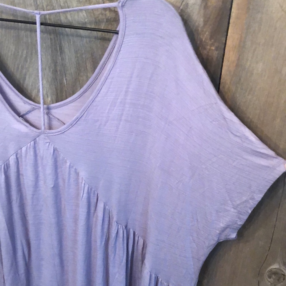 Cy Fashion Boho Blouse in Purple Size Medium - Picture 6 of 12
